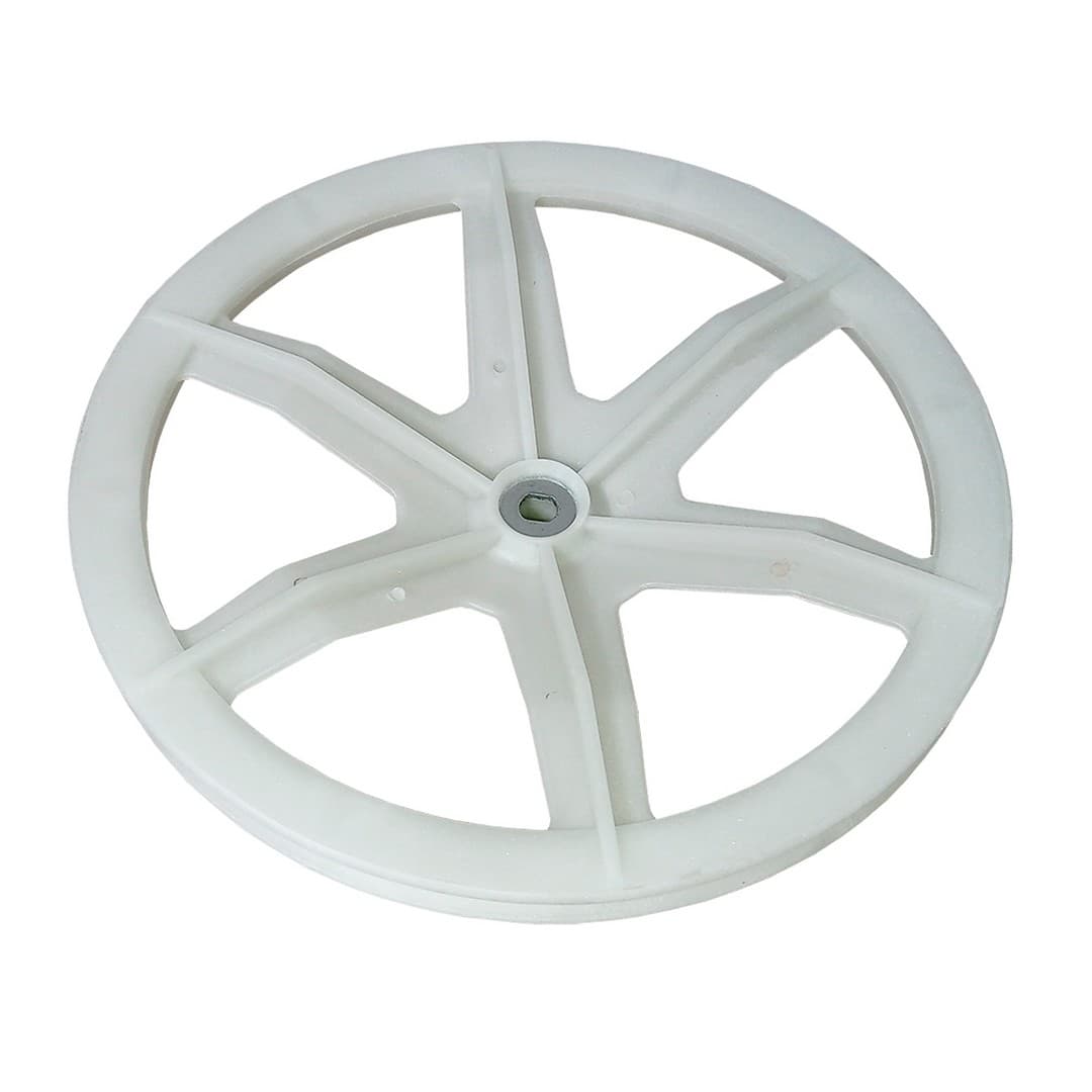 Шкив под клиновой ремень, пластик, белый