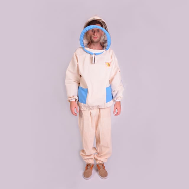 Костюм пчеловода АВСТРАЛИЯ,  (двунитка, нержавеющее кольцо), р 60 