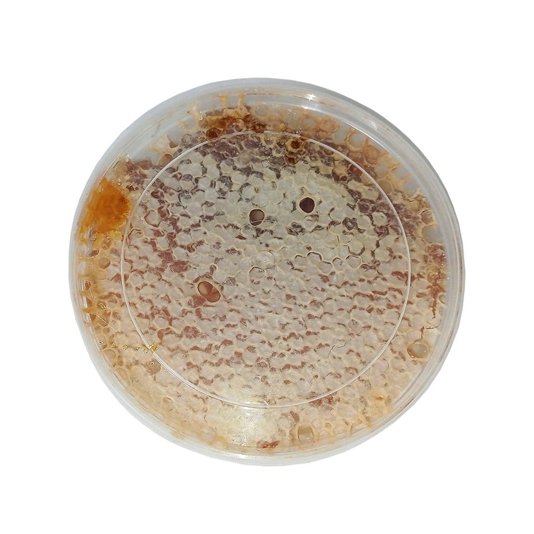 Мёд сотовый в банке, вес 300г (примерный)