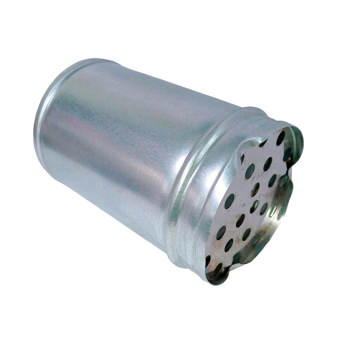 Дополнительный стакан для дымаря D-90мм, H-140мм, оцинкованная сталь - Image 2