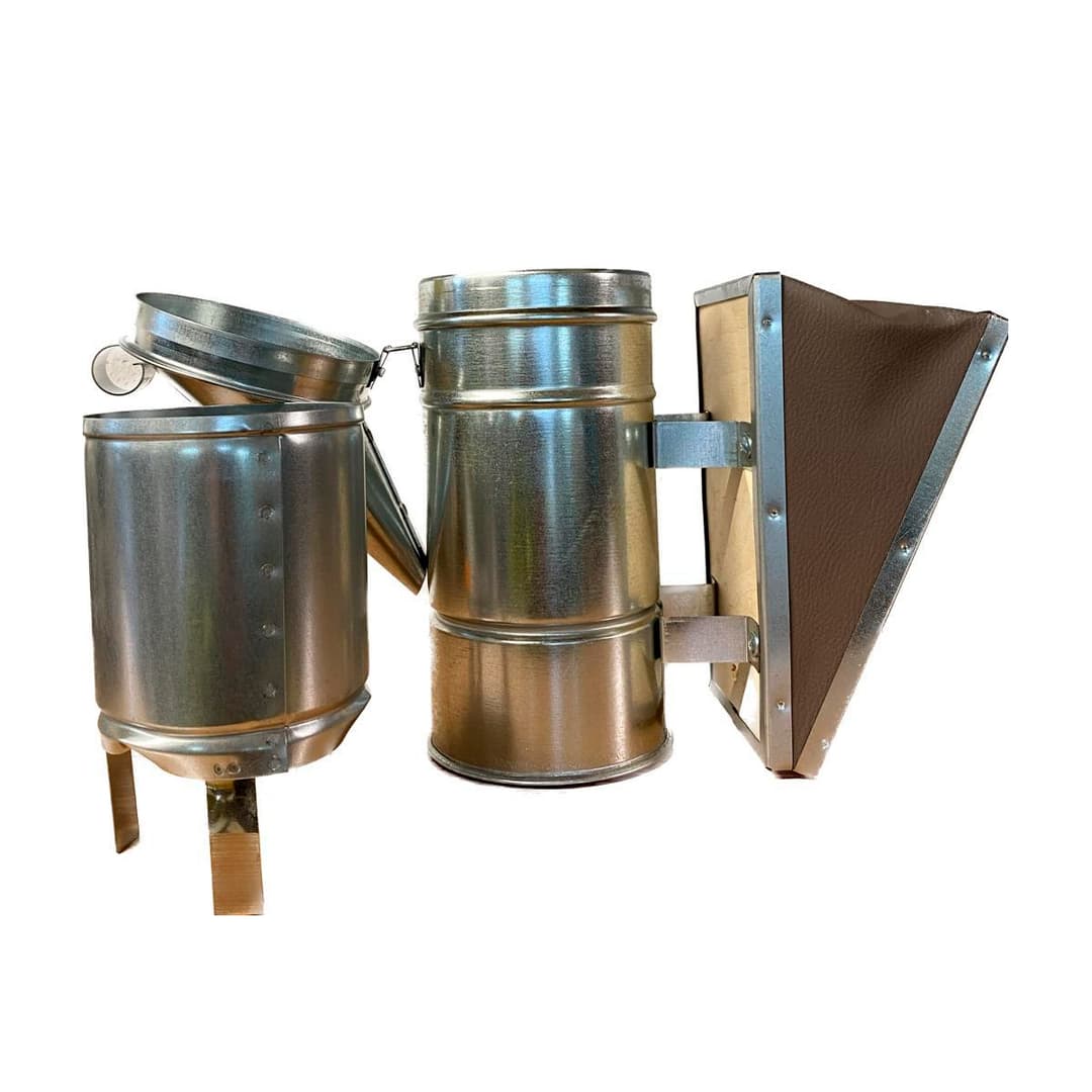 Дымарь пасечный, (оцинкованная сталь, мех съемный кожзам), тип-1 - Image 2