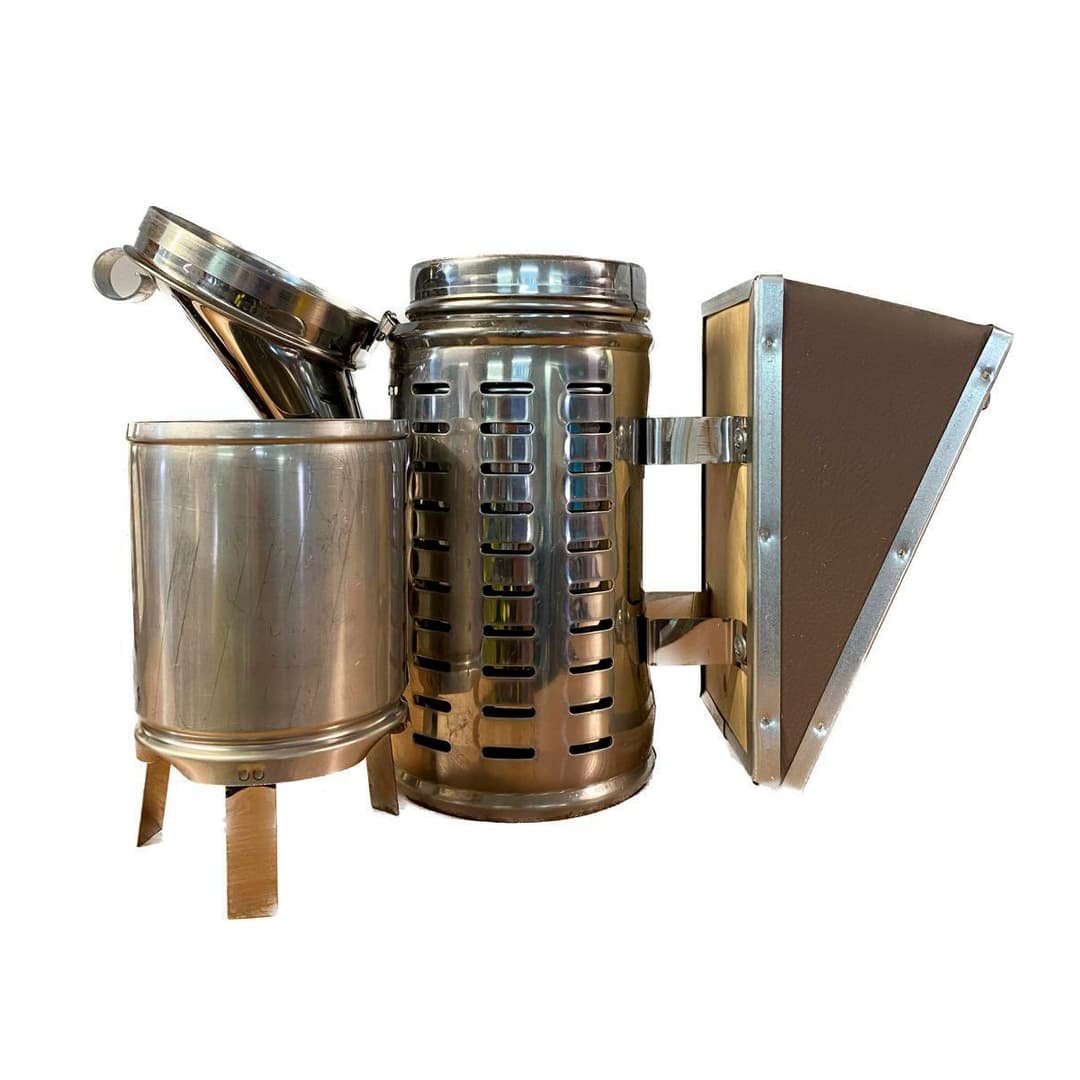 Дымарь пасечный (нержавеющая сталь, мех съемный кожзам) - Image 2