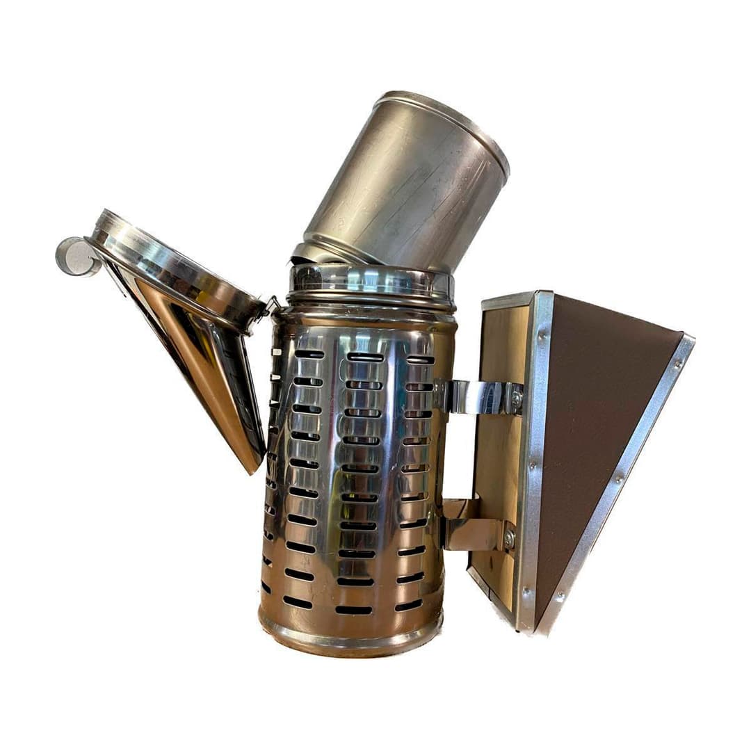 Дымарь пасечный (нержавеющая сталь, мех съемный кожзам) - Image 3