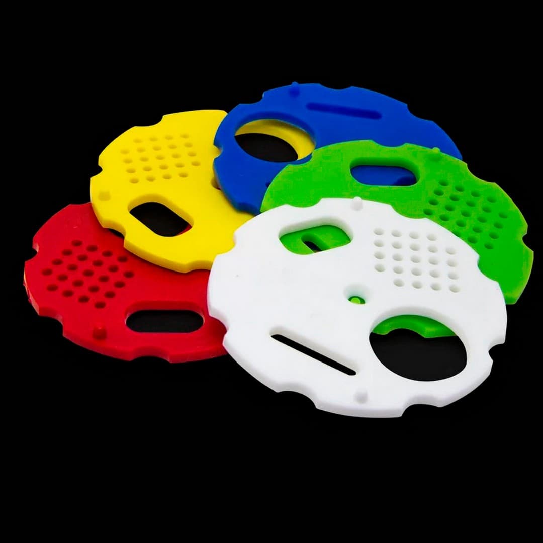 Заградитель летка круглый Желтый (5-ти позиционный, пластик) - Image 2