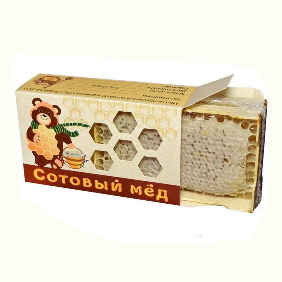 Коробка для сотового меда Мишка, 10 штук