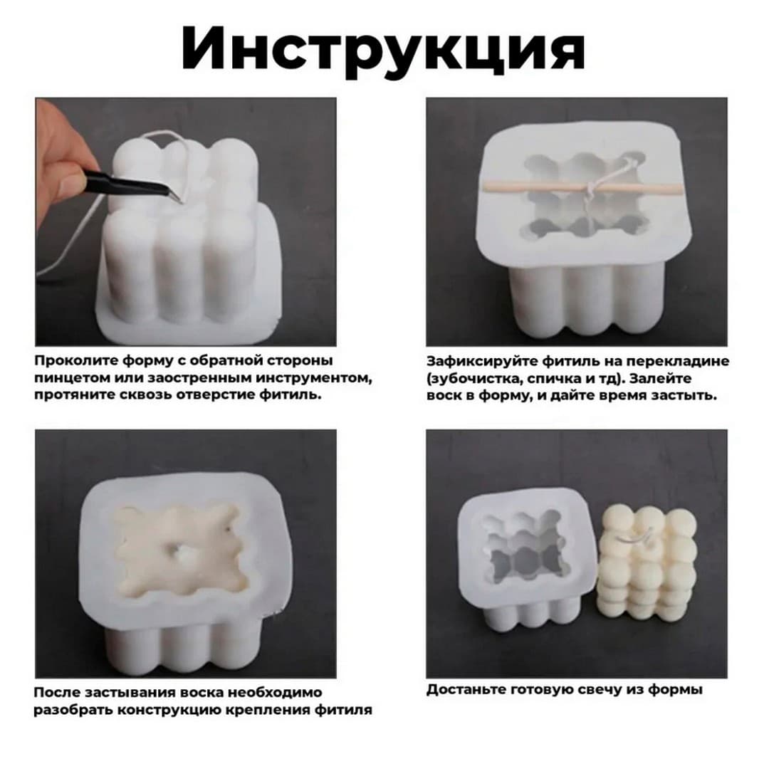 Силиконовая форма для свечей Цифры №36 - Image 3