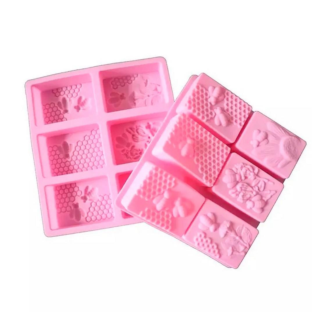 Силиконовая форма для свечей и мыла Пчелы №2 - Image 3