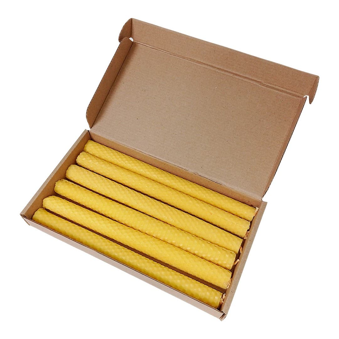 Свечи, набор 6шт, 240 мм (цвет жёлтый) - Image 3