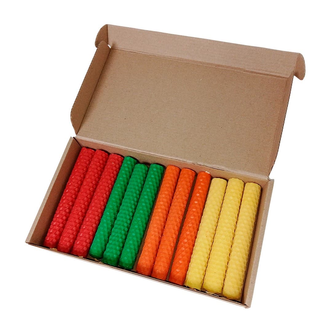 Свечи, набор 12 шт, 130мм (цвет микс) - Image 3