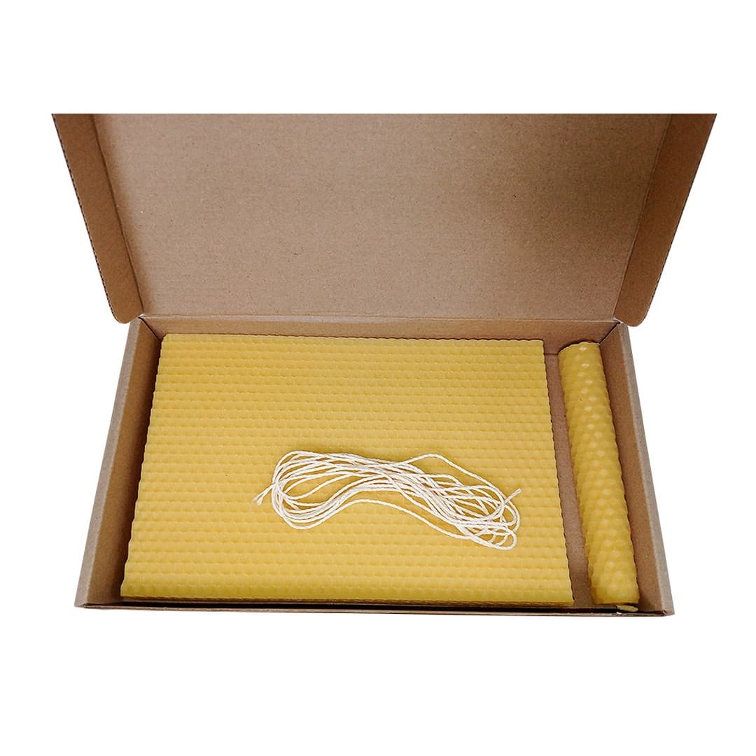 Набор цветной вощины для изготовления свечей, 130*200мм, цвет жёлтый, 10шт. - Image 2